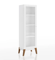 Vitrina 1 Puerta Amber Blanco