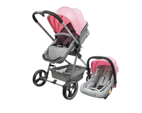 Coche Cuna City Travel Rosa