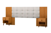 RESPALDO BOX LADY CAPITONE BLANCO MIEL