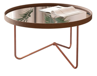 MESA CENTRO REDONDA BRONCE