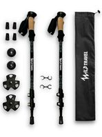 Bastones de Trekking Wild Travel 2 unidades Celeste