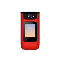 Celular Senior Introtech 4G Almeja Clamshell Batt Rojo