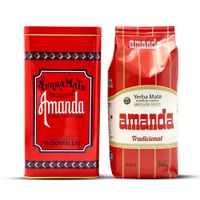 Lata Yerba Mate Amanda Sabor Tradicional 500 gr