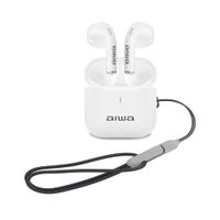 Aiwa Audífonos Bluetooth Caja De Transporte Blanco