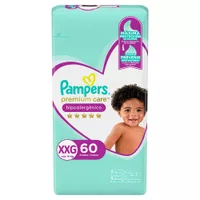 Pampers Pañal Premium Care XXG x60Ud