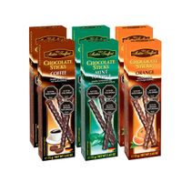 Pack 6 Chocolate stick Maitre Truffout 75g surtido