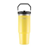 Thermocafe Fliplid Travel Mug 880ml Acero Inox Amarillo
