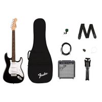 Pack Guitarra Eléctrica Stratocaster Squier by Fender Black