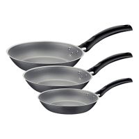 Juego De Sartenes Tramontina Turim 3 Piezas Negro