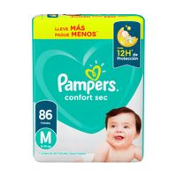 Pañal Pampers Confort Sec M x 86 Ud