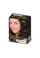 Impression Coloración Henna Hair Color Castaño Oscuro 10 gr X 6 sachet