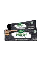 Dabur Herb'l Pasta Dental Carbón Activado + Cepillo de Dientes 150 ML