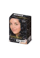 Impression Henna Hair Color Negro Azulado 10 gr X 6 sachets