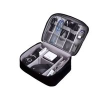 Estuche Organizador Cables Ordenador Bolso Organizador Viaje negro