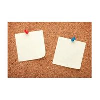 Pizarra Corcho 60 X 90 Borde Madera Resistente + Fijadores