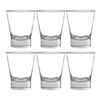 Set 6 Vasos Bajos De Vidrio 347mL Modelo London Jugo Agua
