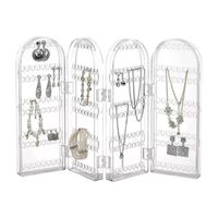 Organizador Aro Acrílico Plegable 4 Caras 8cm Colorido