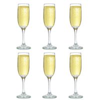 Set 6 Copas Champagne Modelo Versalles 174mL Espumante