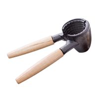 Pelador De Nueces Tipo Alicate Mango Madera Prensador