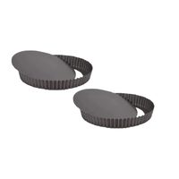 Set 2 Moldes Tartaletas Kuchen Desmontable 26cm Sweet Cook