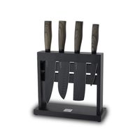 Conjunto De Cuchillos Acero Taco 4 Pcs Wayu Negro