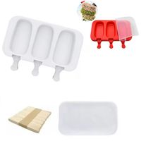 Molde Silicona Helado Paletas Con Tapa Reposteria Surtidos
