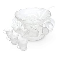 Set Ponchera 27 Piezas Coctelera De Vidrio Allegra