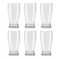 Set 6 Vasos Shoperos Bucarest Allegra De 340mL Cervezas