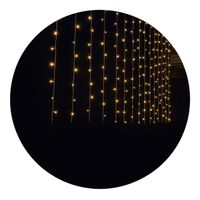 Guirnalda A Corriente Cortina Cascada Calida 5 Metros