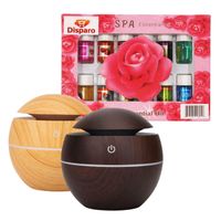 Pack 2 Humidificador Aromatizador Madera Beige 12 Esencias