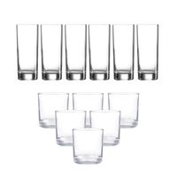 Set 12 Vasos Lexington Menaje Cristar Cocina Elegante Vidrio