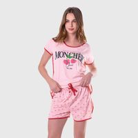 Pijama Corto Mujer 8693