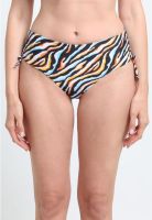 Bikini calzón ajustable caderas estampado naranja