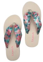Sandalias mujer estampado flores