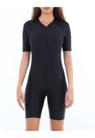 Traje de baño con piernas y mangas negro