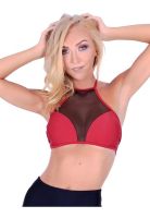 Bikini con transparencia rojo