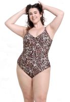 Traje de baño enterito con cheeky animal print