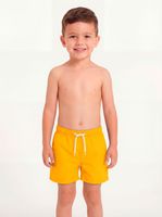 Traje de baño amarillo short niño