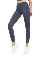 Calza básica tiro alto azul