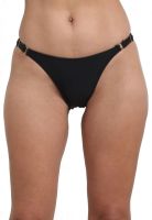 Tanga costados ajustables negra