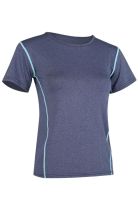 Polera deportiva básica azul