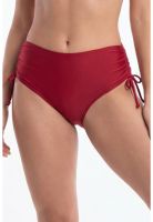 Bikini calzón ajustable caderas rojo brillante