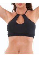 Bikini Peto deportivo halter negro