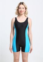 Traje de baño Deportivo media pierna color turquesa