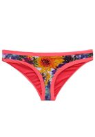 Calzón bikini clásico estampado naranja