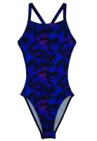 Deportivo para niña estampado morado