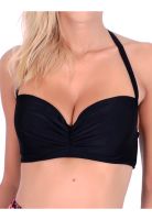 Bikini sostén con copa blanda C-D  negro