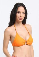 Bikini triangulo argolla central naranjo