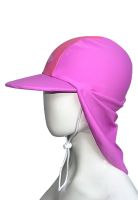 Gorro Niña traje de baño fucsia protección solar