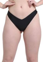 Bikini tanga cadera alta negro